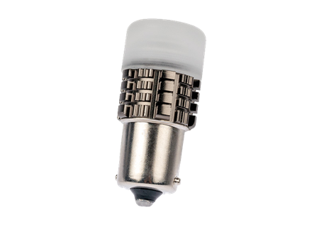 LED Glödlampa 12V/24V Socket: BA15s, 2-pack